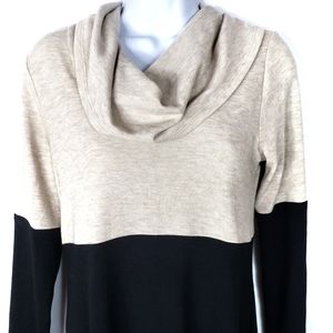 Karen Kane Women's Cowl Neck Sweater Tunic Dress XS EUC Career